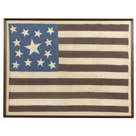 A 13 Star American Flag Circa 1876
