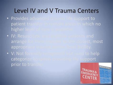 Trauma Center Levels Explained Pikoloffice