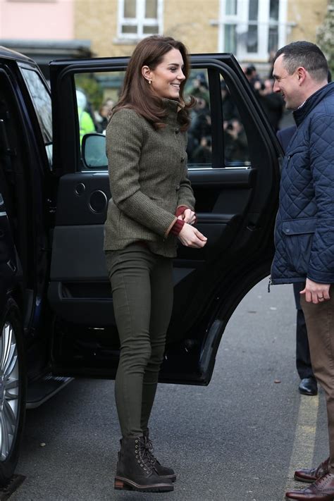 kate middleton see by chloe boots in islington january 2019 popsugar fashion photo 4
