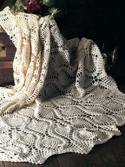 Crochet Pineapples In The Round Afghan