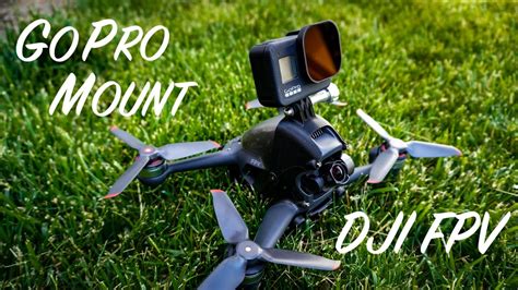 Mounting A Gopro To The Dji Fpv Drone Youtube