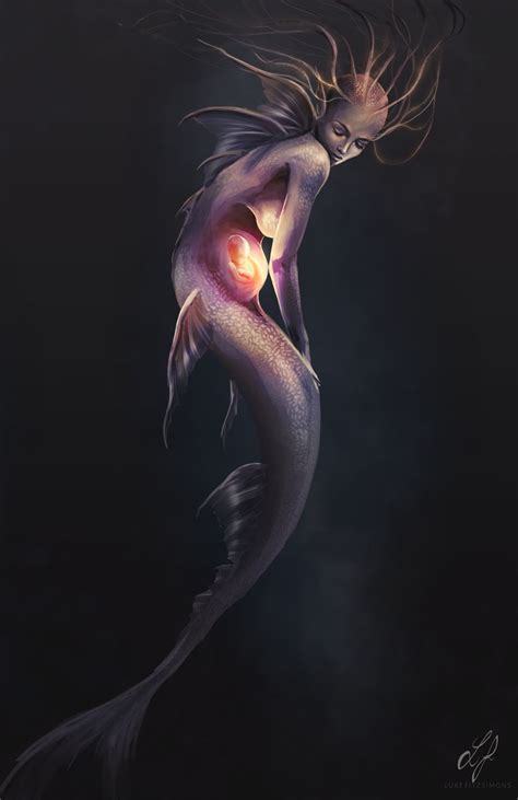 Mermaid By Lukefitzsimons On Deviantart Fantasy Mermaids Mermaid Art