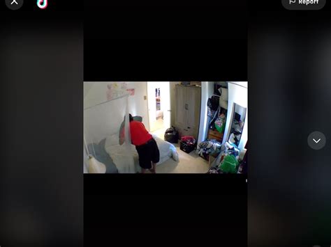 Woman Catches Her Landlord Sneaking Into Her Room And Smelling Her Bedding While Shes Away
