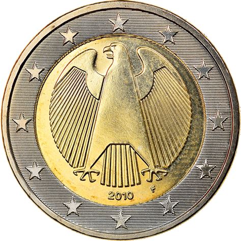Two Euro 2010 Federal Eagle Coin From Germany Online Coin Club