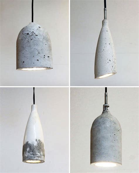 16 Diy Concrete Lamp Tutorials Makely