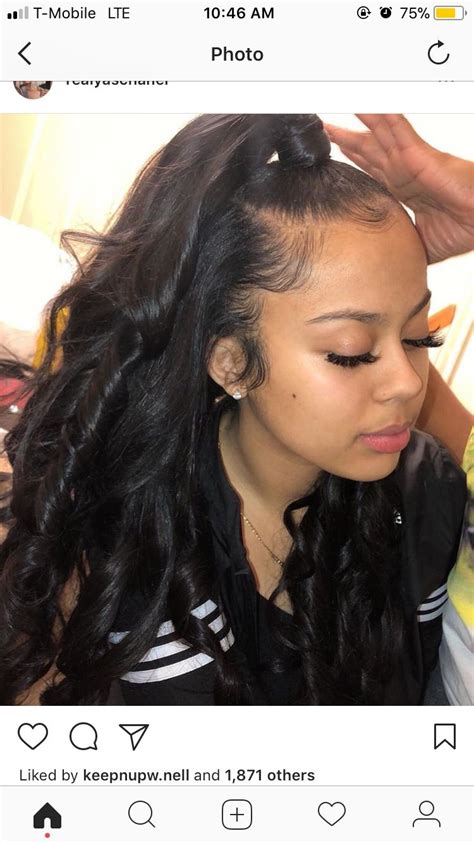 Follow Mecold Princess For More Baddie Pins Hair Ponytail Styles