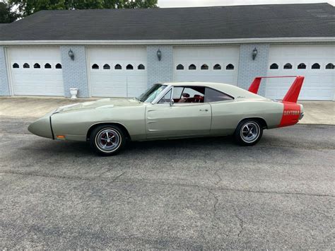 1969 Dodge Daytona Charger 1 Of 1 Silver W Red Wing Red Interior 440