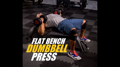 Flat Bench Dumbbell Press Chest Youtube