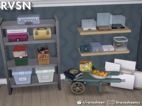 Hoarders Sim Nonymous Set Ravasheen On Patreon Sims Storage Items
