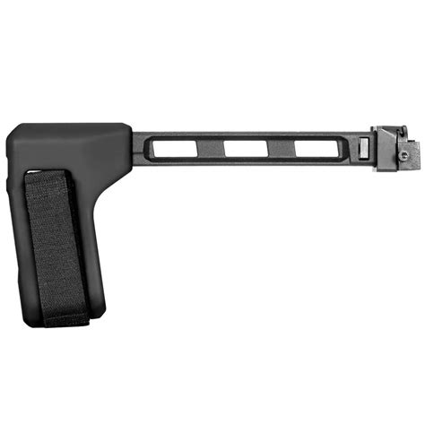 Sb Tactical Fs1913 Aluminum Folding Pistol Brace Black Black 925in