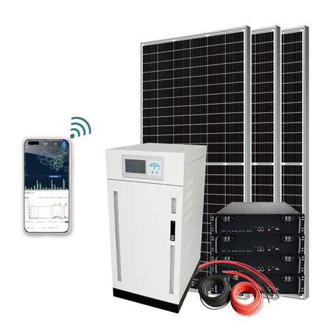 50kva 50kw Off Grid Solar Power System With Battery Storagethree Phase Solar Systemtanfon