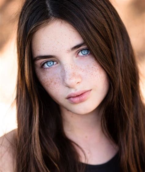 Dream Teens Redux Beautiful Freckles Freckles Girl Brown Hair Blue Eyes