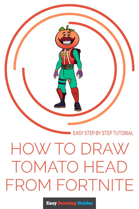 How To Draw Tomato Head From Fortnite Really Easy Drawing Tutorial