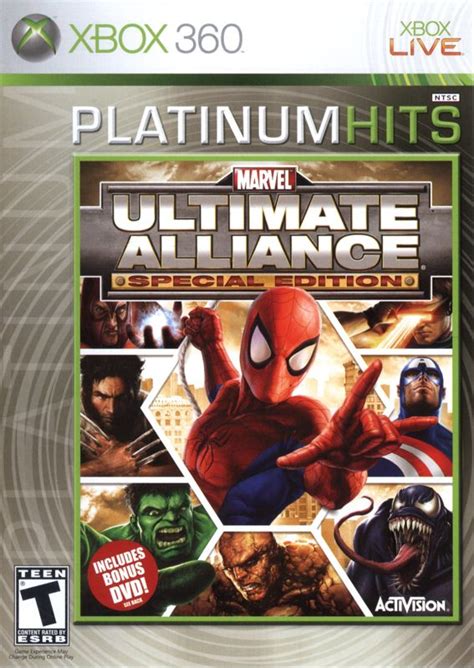 Marvel Ultimate Alliance Special Edition Cover Or Packaging Material