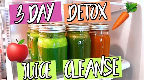 3 Day Detox Juice Cleanse Lose Weight In 3 Days Youtube