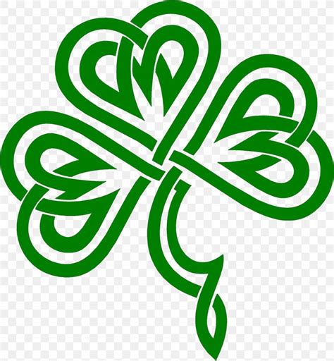 Republic Of Ireland Shamrock Celtic Knot Saint Patricks Day Clip Art