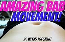 baby movement weeks pregnant 25 womb