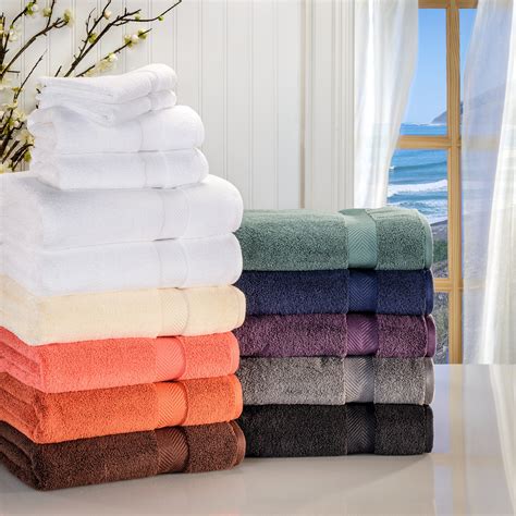 Spa bathroom towel sets,4 towels with box. Superior Zero Twist Cotton 6 Piece Towel Set - Bath Towels ...