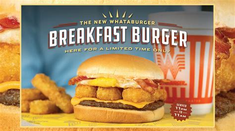 Whataburger Introduces New Breakfast Burger Chew Boom