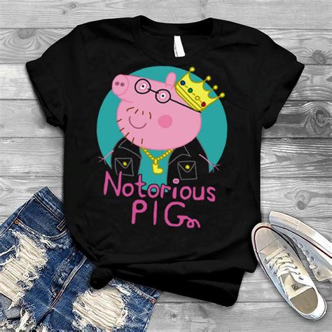 Notorious Pig Piggy Smalls Rip The Notorious Big Biggie Rapper Shirt