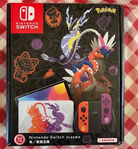 Nintendo Switch Oled Pokemon Scarlet And Violet Edition Hong Kong