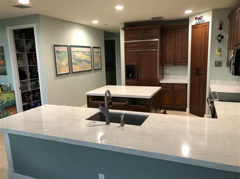 We Fabricated And Installed This Cambria Ironsbridge Countertops In