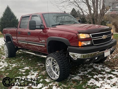 2007 Chevrolet Silverado 2500 Hd 24x14 American Force Wheels Lt33x14