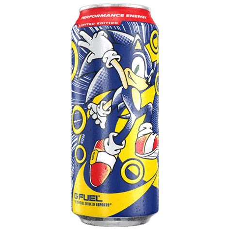 Sonic The Hedgehog Energy Drink Peach Ring Limited Edition Eatinerando