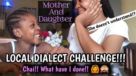 Abakaliki Ebonyi Mom Tries Out Local Dialect Challenge On Her Daughter