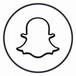 Snapchat Neon Icon Snap Social Chat Line