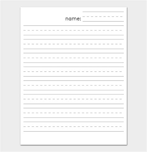 9 Lined Writing Paper Template Sampletemplatess Sampletemplatess Free