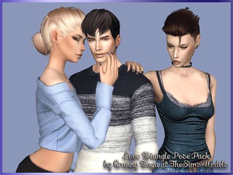 Love Triangle Pose Pack Sims4file