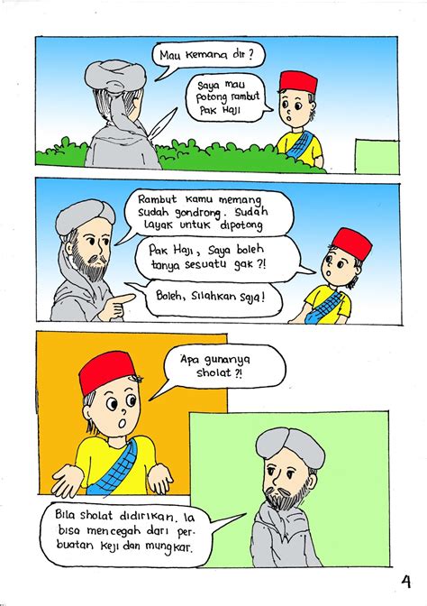 Gambar 10 Gambar Kartun Islami Keren Lucu Wallpaper Tiga Sosok