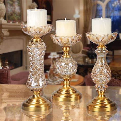 Glass Candle Holder Wedding Candelabra Candles Decorations Home In Candle Holders From Home