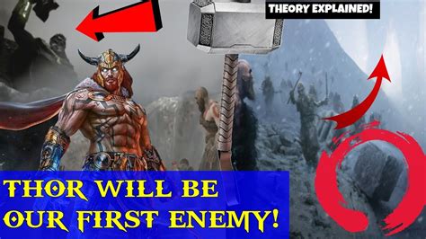 God Of War 4 Thor After Kratos Thor Will Be First Antagonist Theory