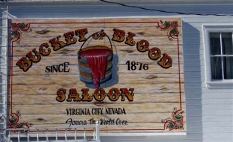 Bucket Of Blood Saloon Virginia City