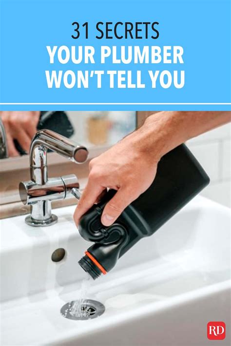31 Secrets Your Plumber Wont Tell You Plumbing Repair Plumbing