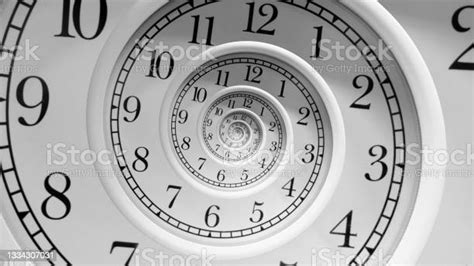 Abstract Time Spiral Infinity Clock Stock Photo Download Image Now