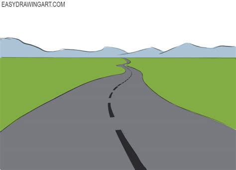 How To Draw A Road Easy Drawing Art Pictures To Draw Road Pictures Images And Photos Finder