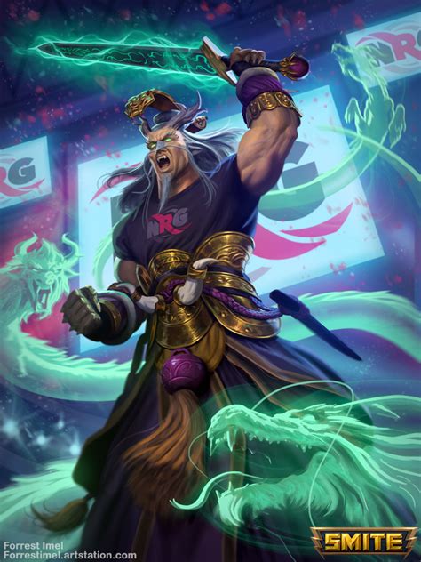 Smite Ao Kuang Nrg Skin By Forrestimel On Deviantart