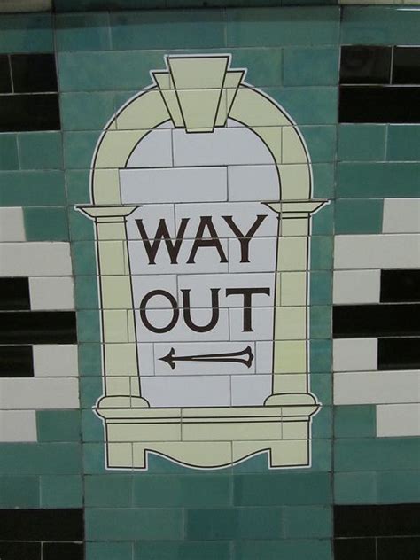 Way Out By Alihaikugirl Via Flickr London Tube Old London London