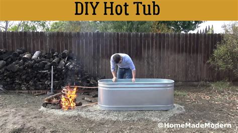 How To Create A DIY Wood Fired Hot Tub YouTube