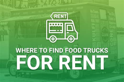 Food Truck Rental: Where to Find Food Trucks For Rent