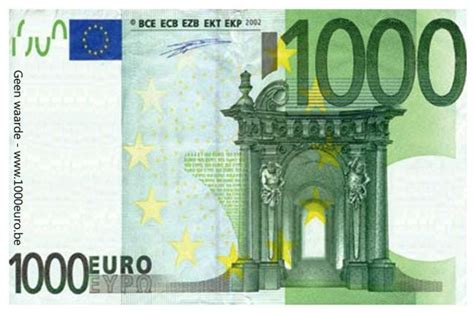 1000 Euros Billet De Banque Formules Magiques Richesse