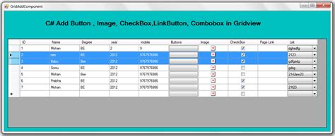 Working With Datagridview Checkbox Combobox And Button Column Vrogue