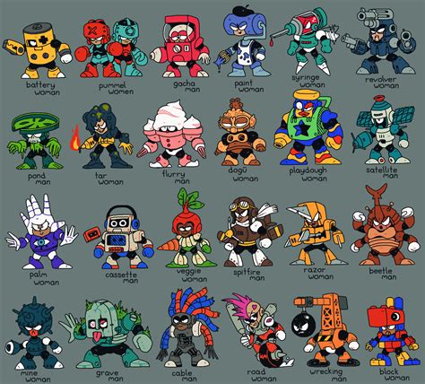 Welcome To Splendid Land The Complete Collection Of 24 Megaman Robot