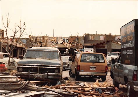 1985 barrie tornado outbreak, the deadly and violent tornado outbreak that occurred in southern ontario, 13 confirmed tornadoes in all with 12 fatalities. Two cars parked amongst the rubble caused by the May 31 ...