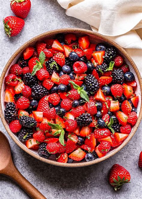 Berry Fruit Salad Recipe Runner