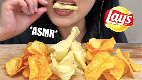 Asmr Potato Chips Crunchy Eating Sounds Lays Chips No