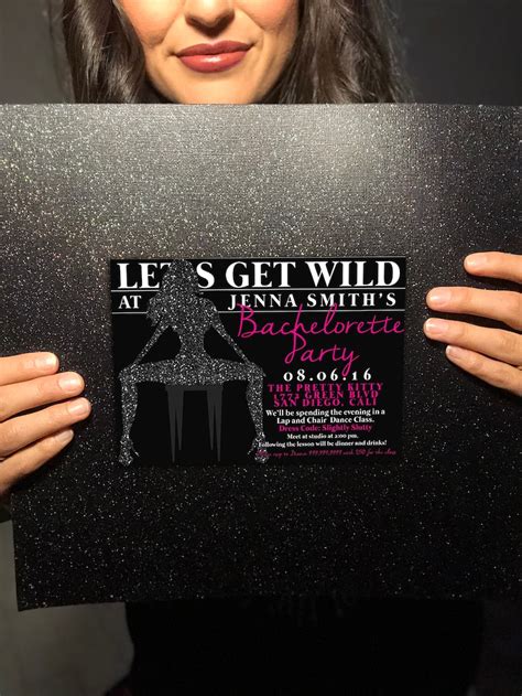 Sexy Lap Dance Bachelorette Or Birthday Digital Invite Etsy